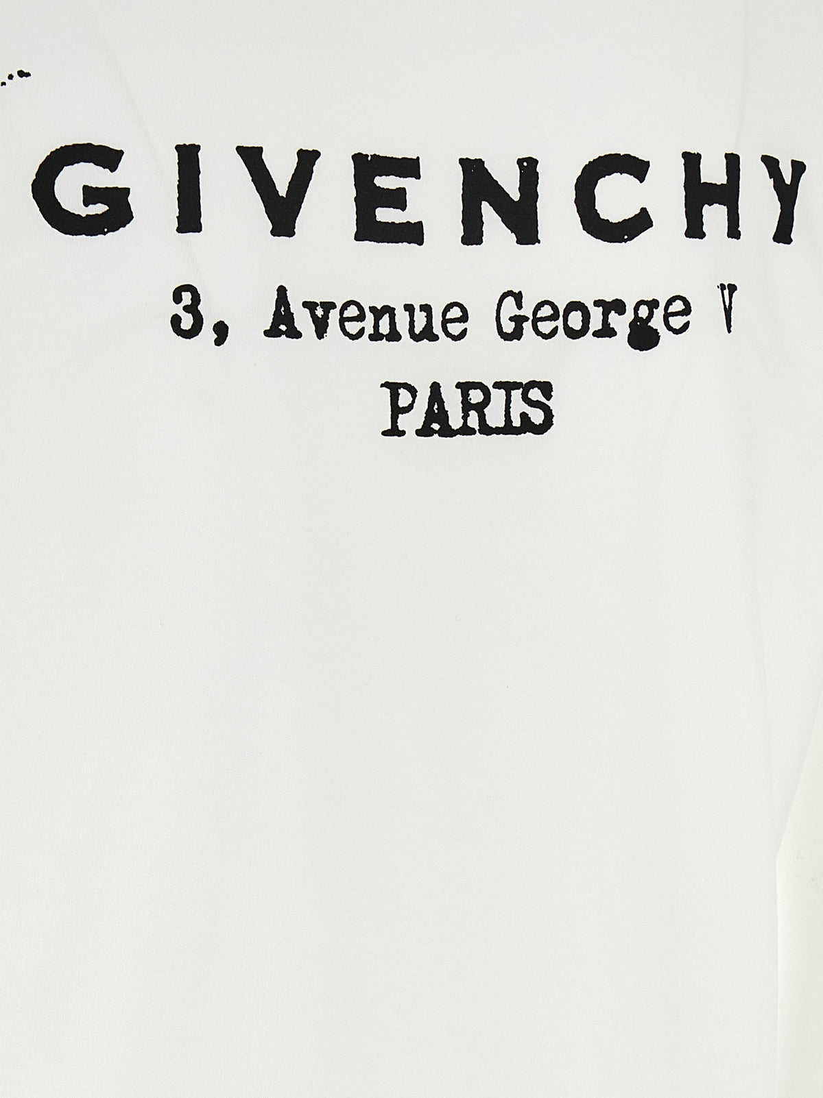Givenchy Bicolor Cotton T-Shirt - White/Black