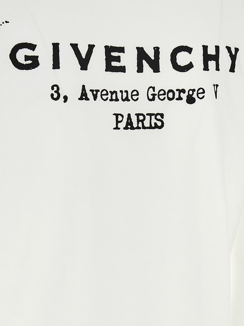 Givenchy Bicolor Cotton T-Shirt - White/Black