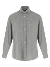 Chemisier Brunello Cucinelli en coton gris