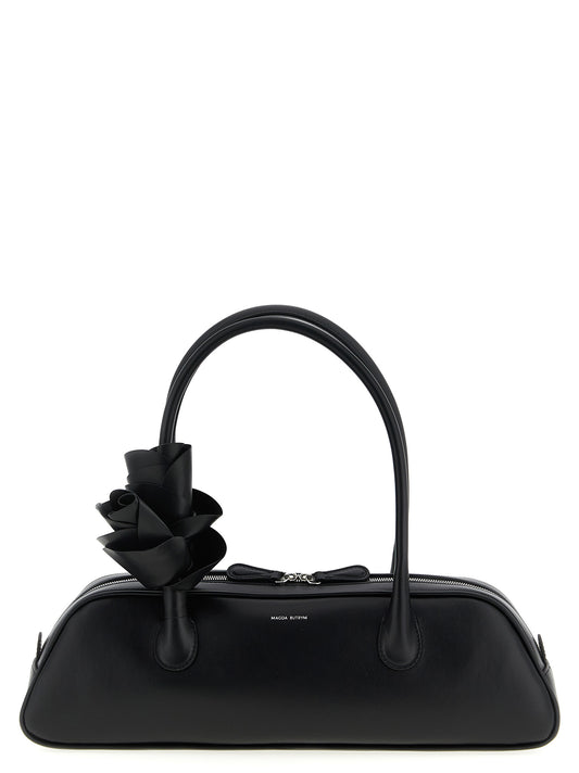 Sac bandoulière Magda Butrym en cuir de veau noir