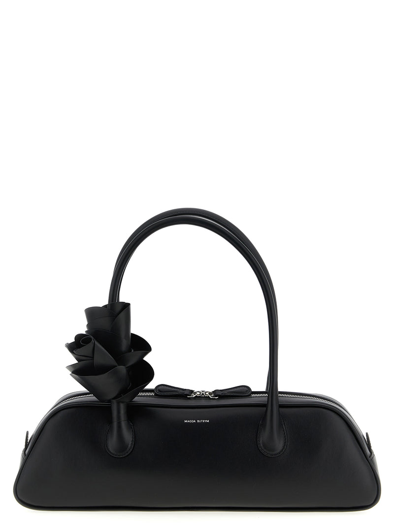 Sac bandoulière Magda Butrym en cuir de veau noir