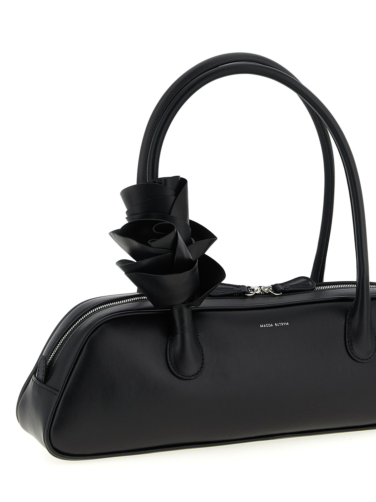 Sac bandoulière Magda Butrym en cuir de veau noir