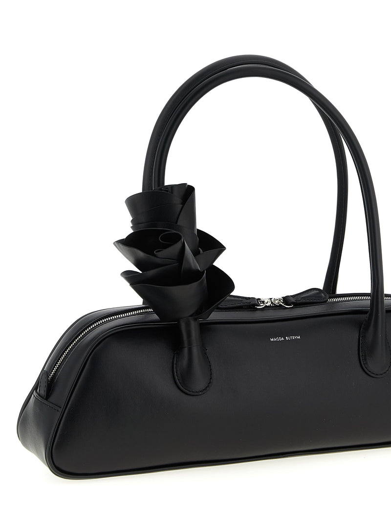 Sac bandoulière Magda Butrym en cuir de veau noir