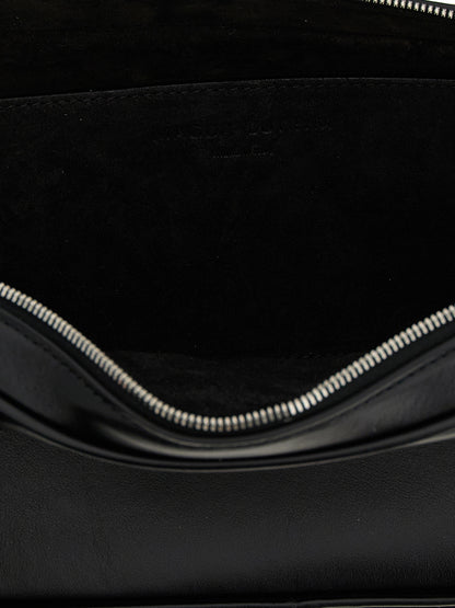 Magda Butrym Black Calfskin Shoulder Bag