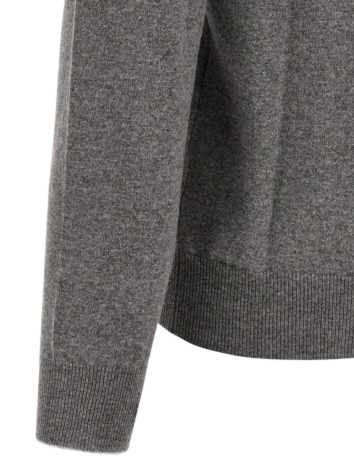 Brunello Cucinelli Cardigan Gris Cachemire