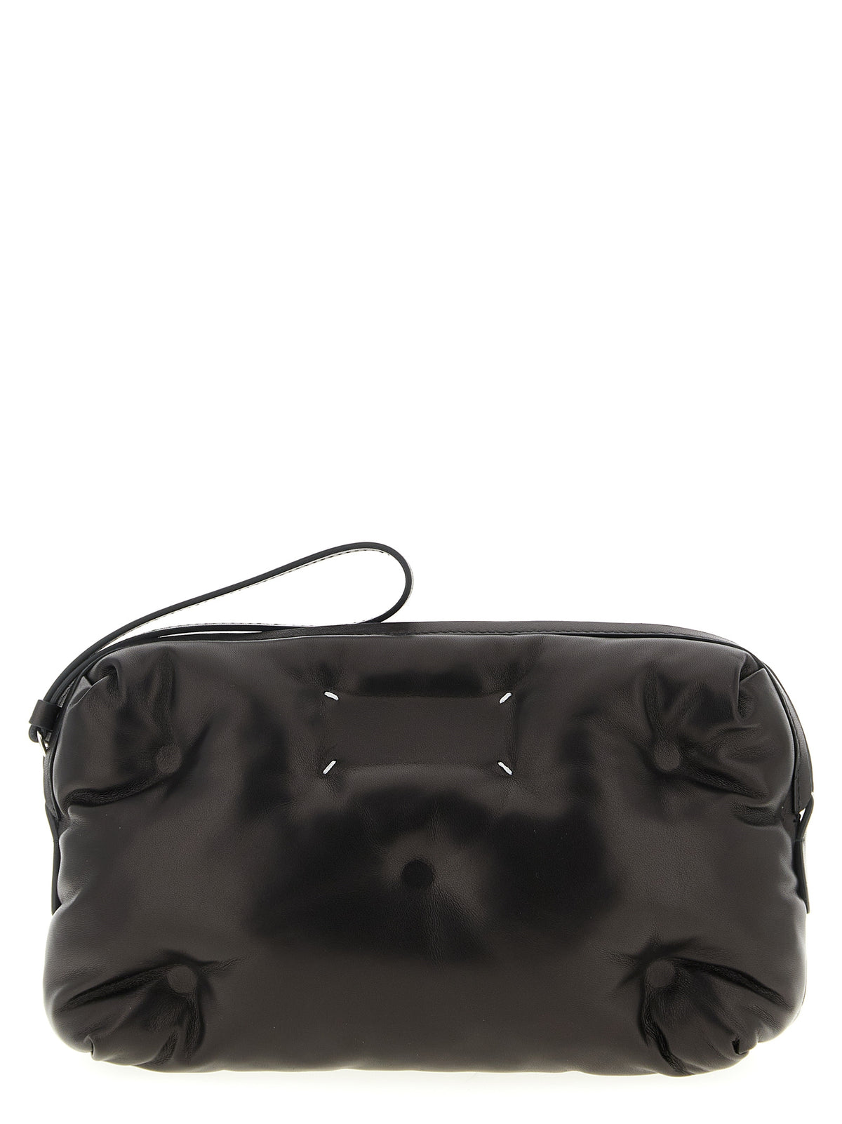 Sac bandoulière Maison Margiela noir en cuir d'agneau