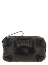Sac bandoulière Maison Margiela noir en cuir d'agneau