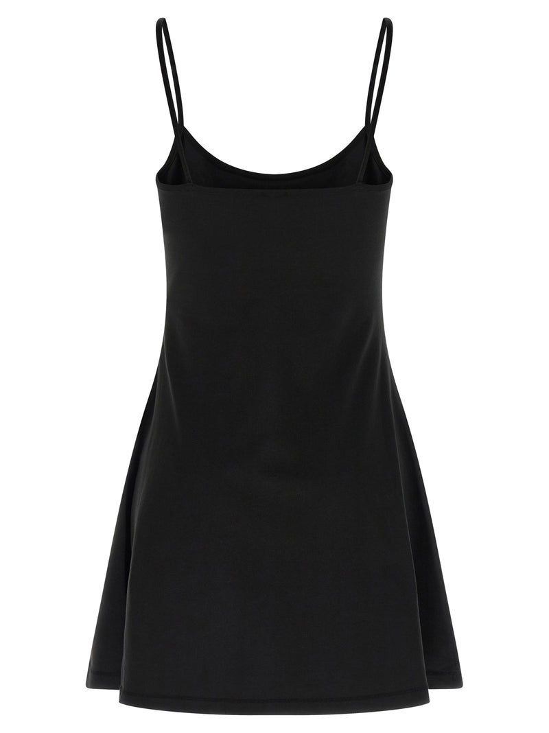 Robe Courte en Coton Noir Diesel
