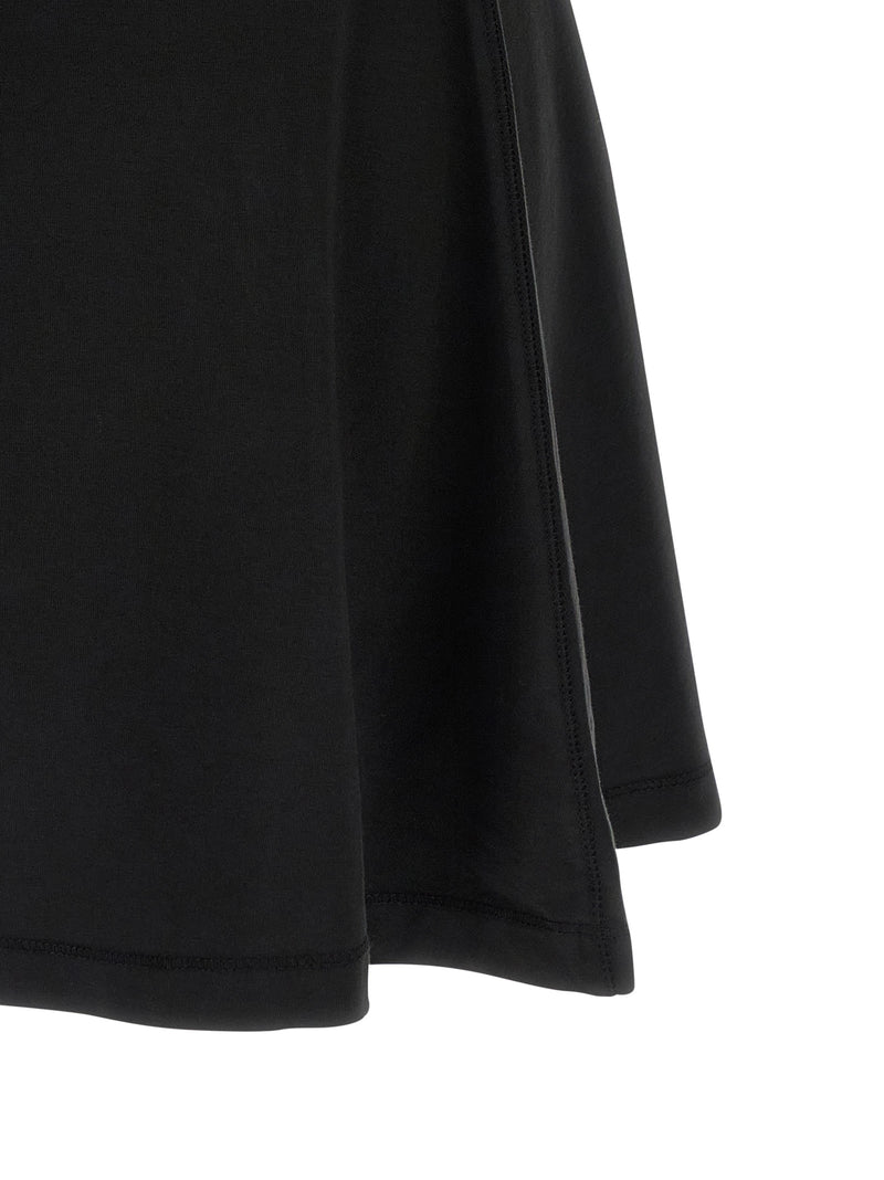 Robe Courte en Coton Noir Diesel