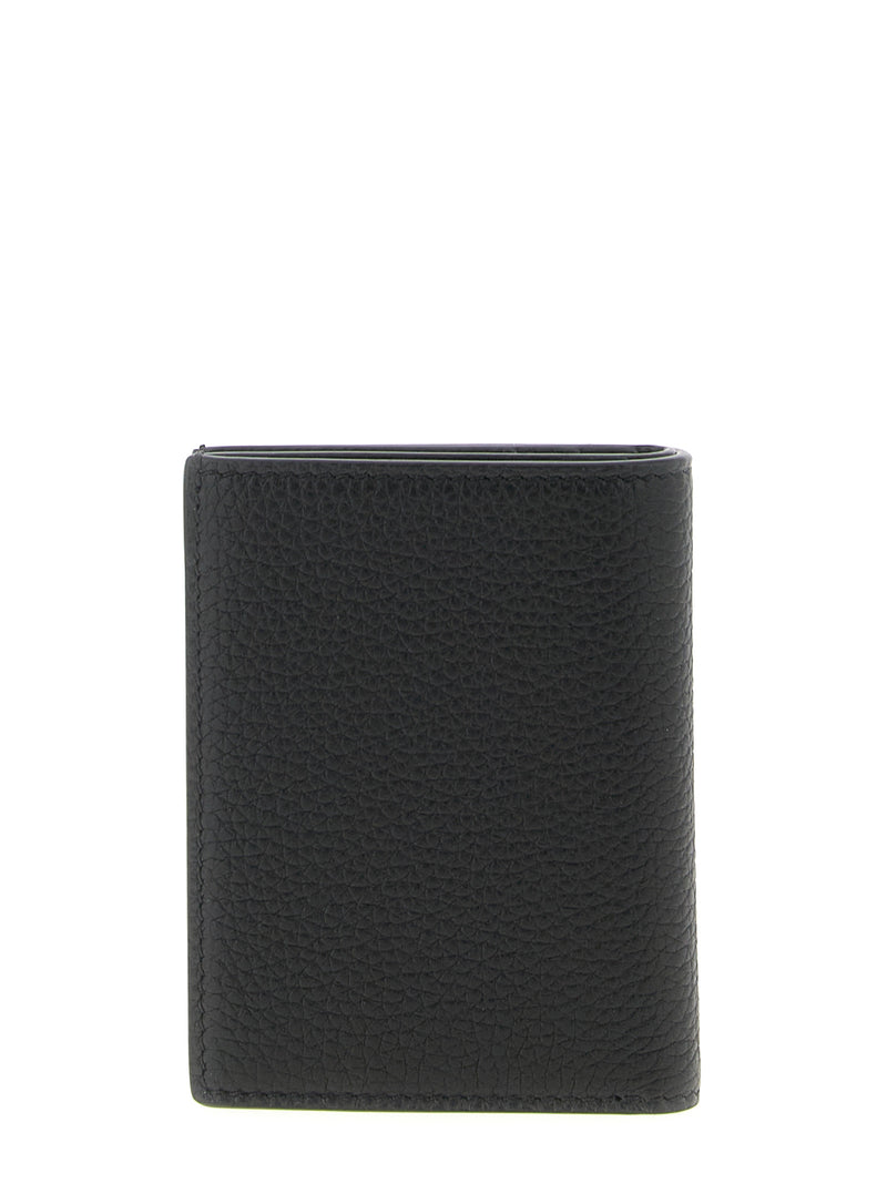 Porte-cartes Tom Ford en cuir de veau noir