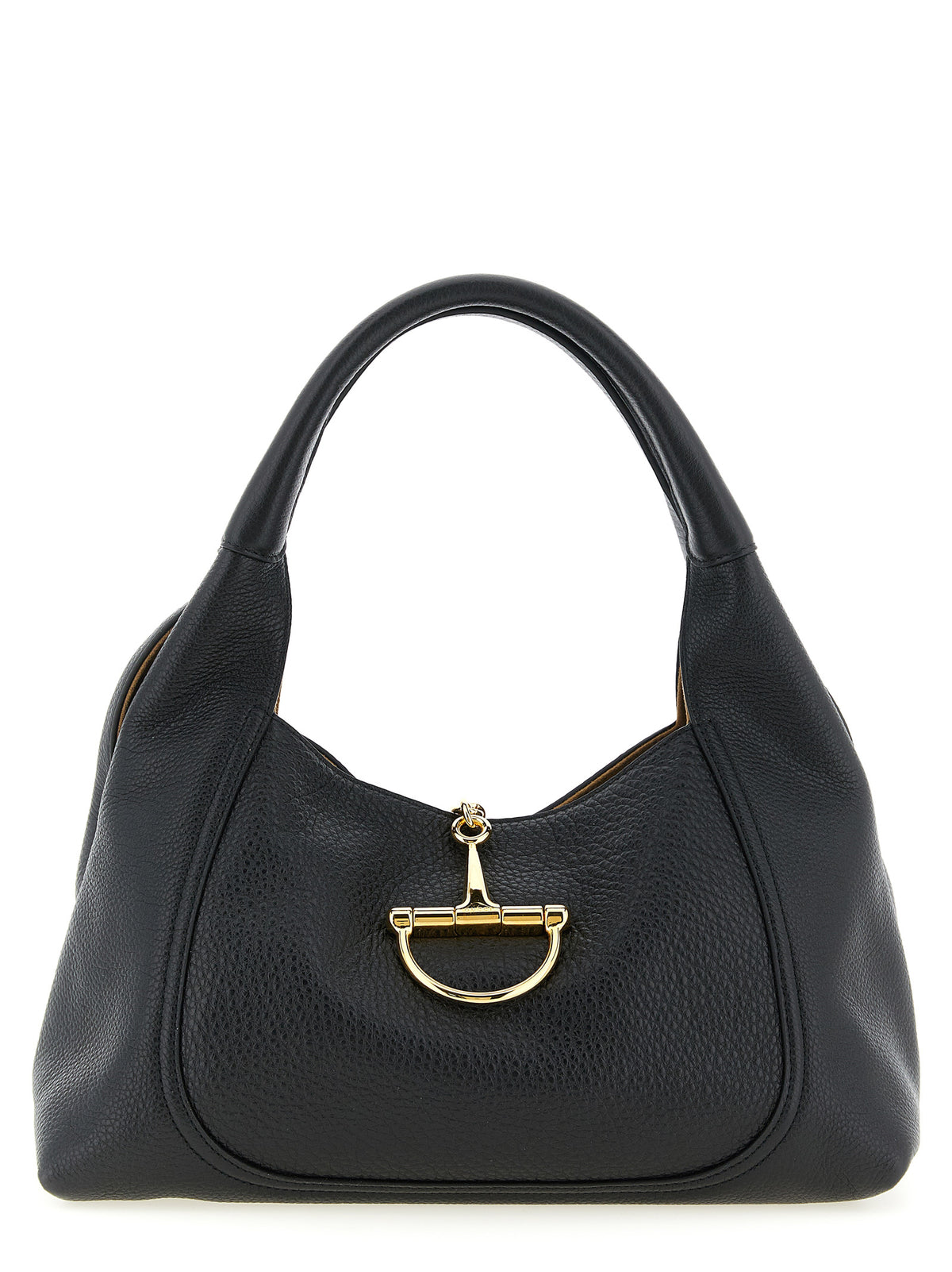 Gucci Black Calfskin Softbit Shoulder Bag