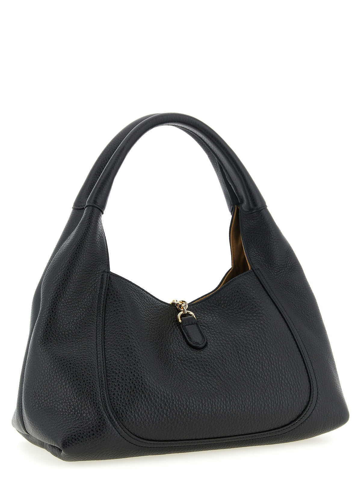 Gucci Black Calfskin Softbit Shoulder Bag