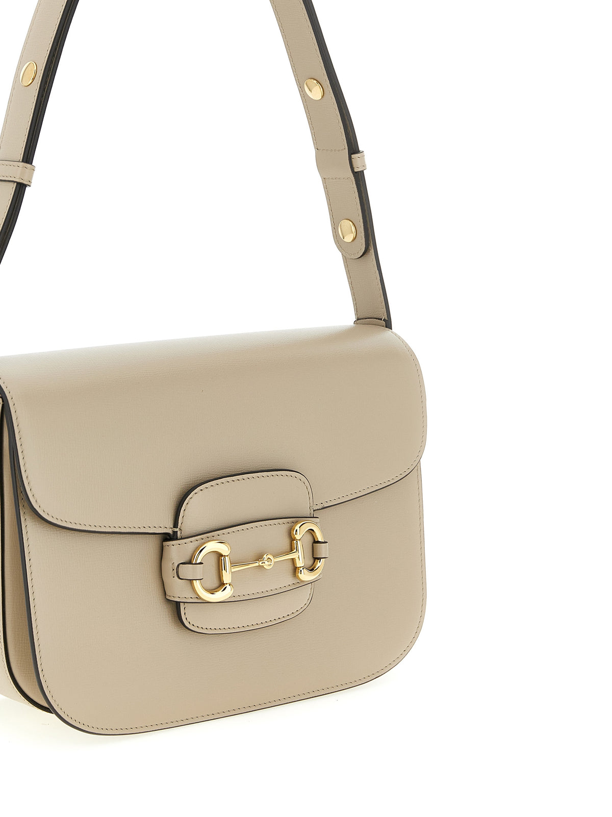 Sac à bandoulière Gucci en cuir de veau beige