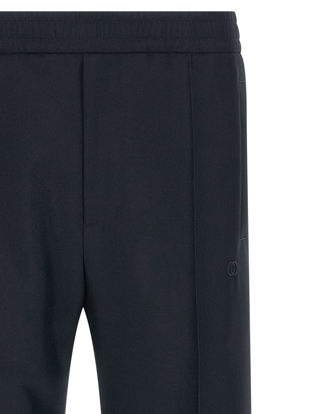 Pantalon décontracté Gucci en polyester bleu