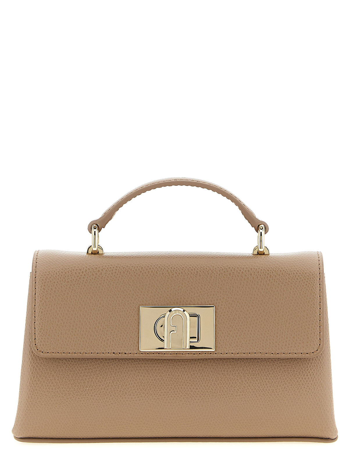 Furla 1927 Beige Calfskin Crossbody Bag