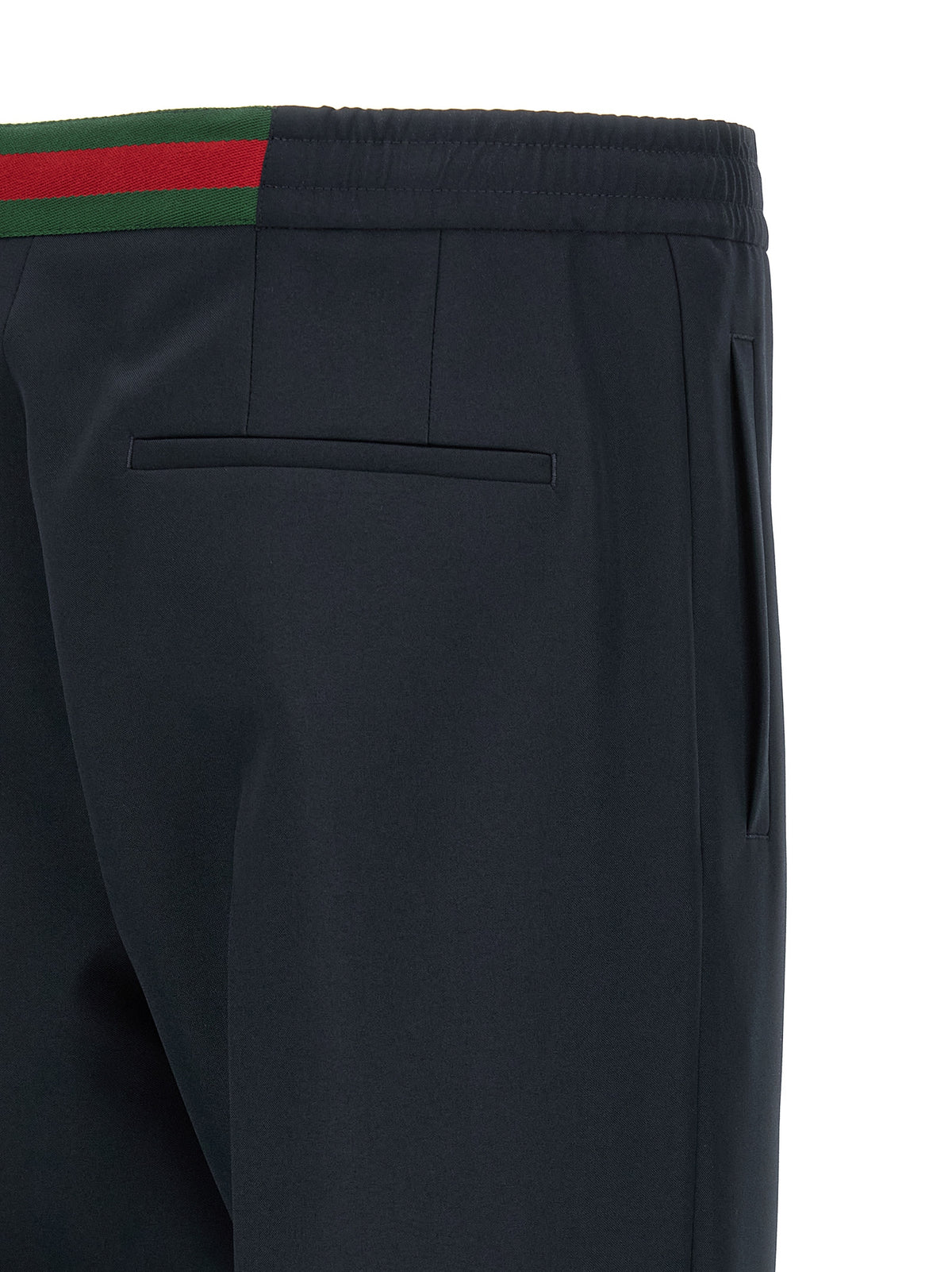 Pantalon décontracté Gucci en polyester bleu