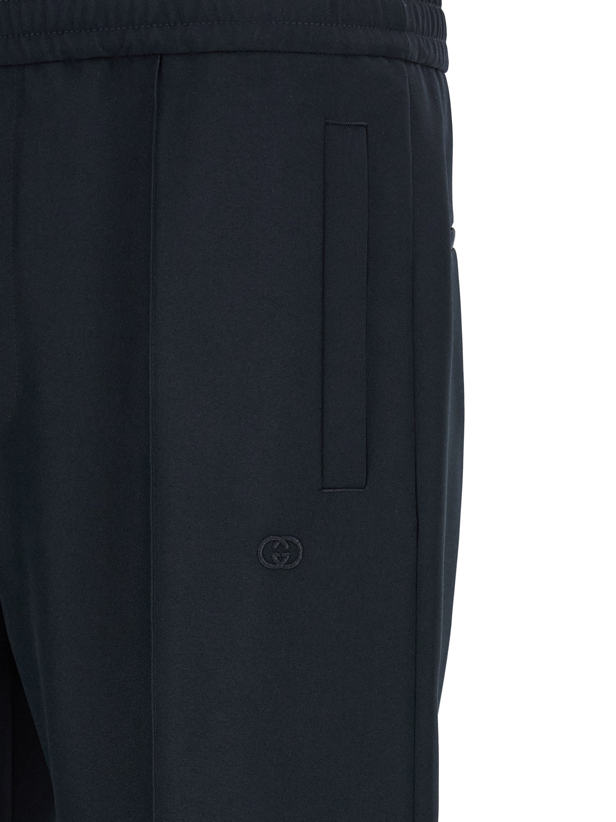 Pantalon décontracté Gucci en polyester bleu