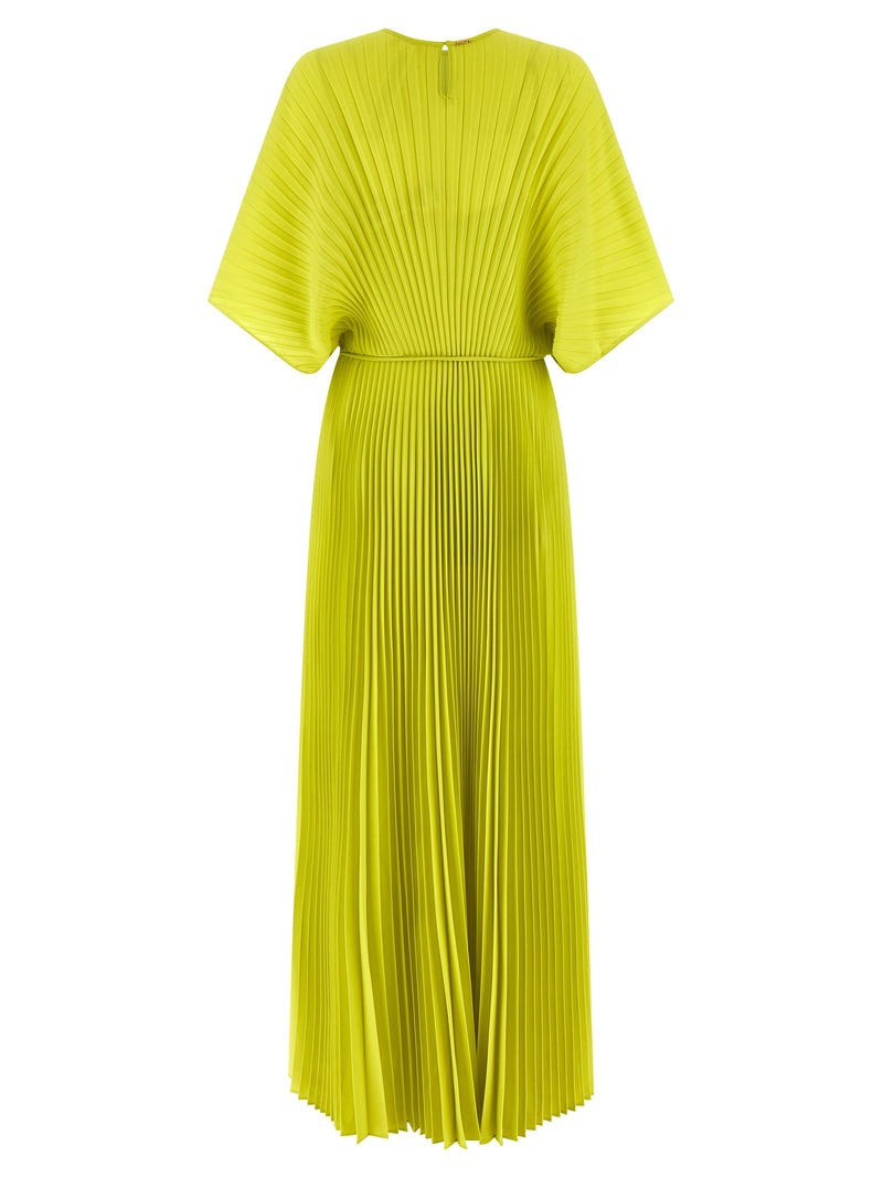Twinset Bicolor Polyester Long Dress