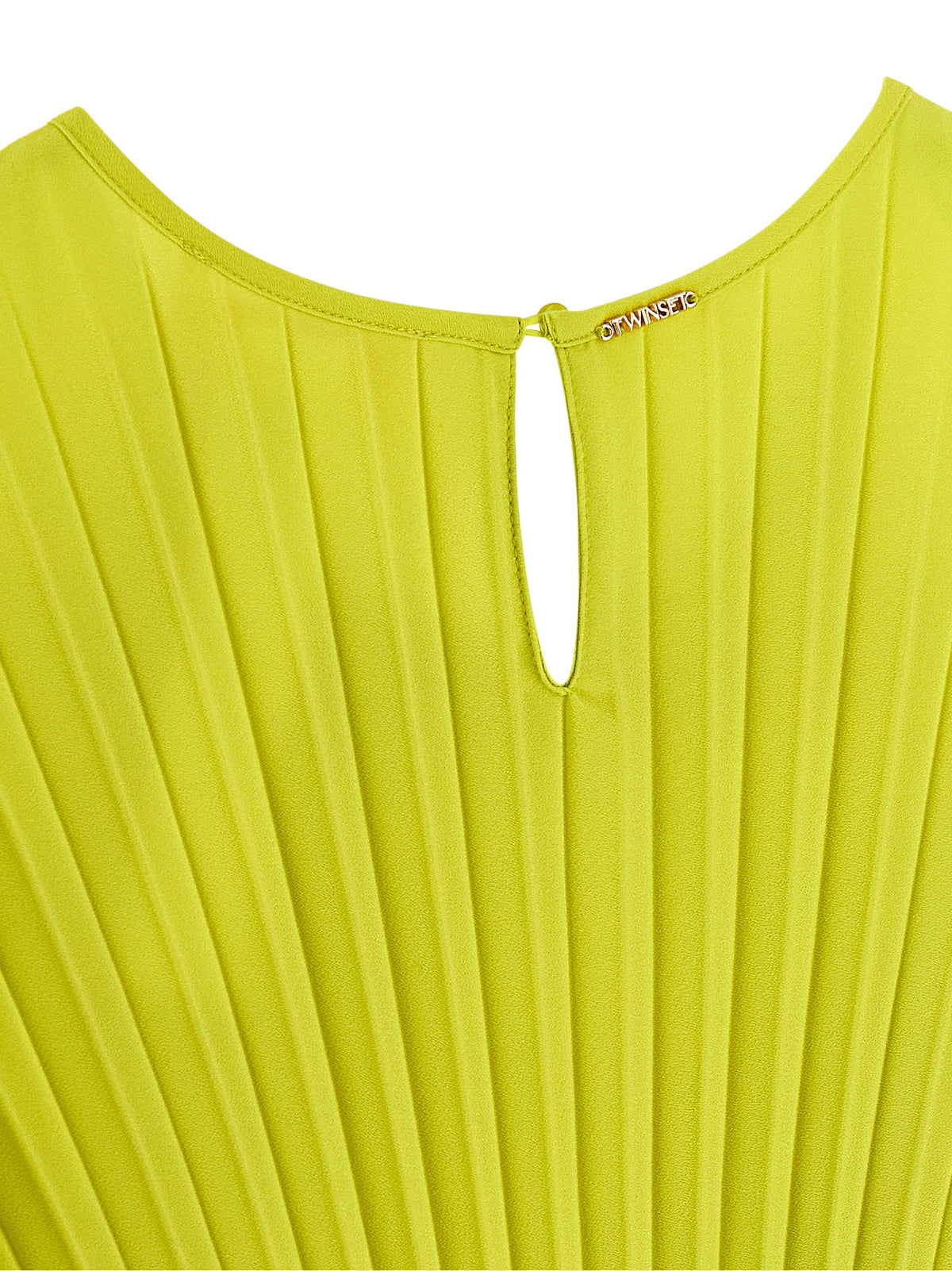 Robe longue Twinset bicolore en polyester