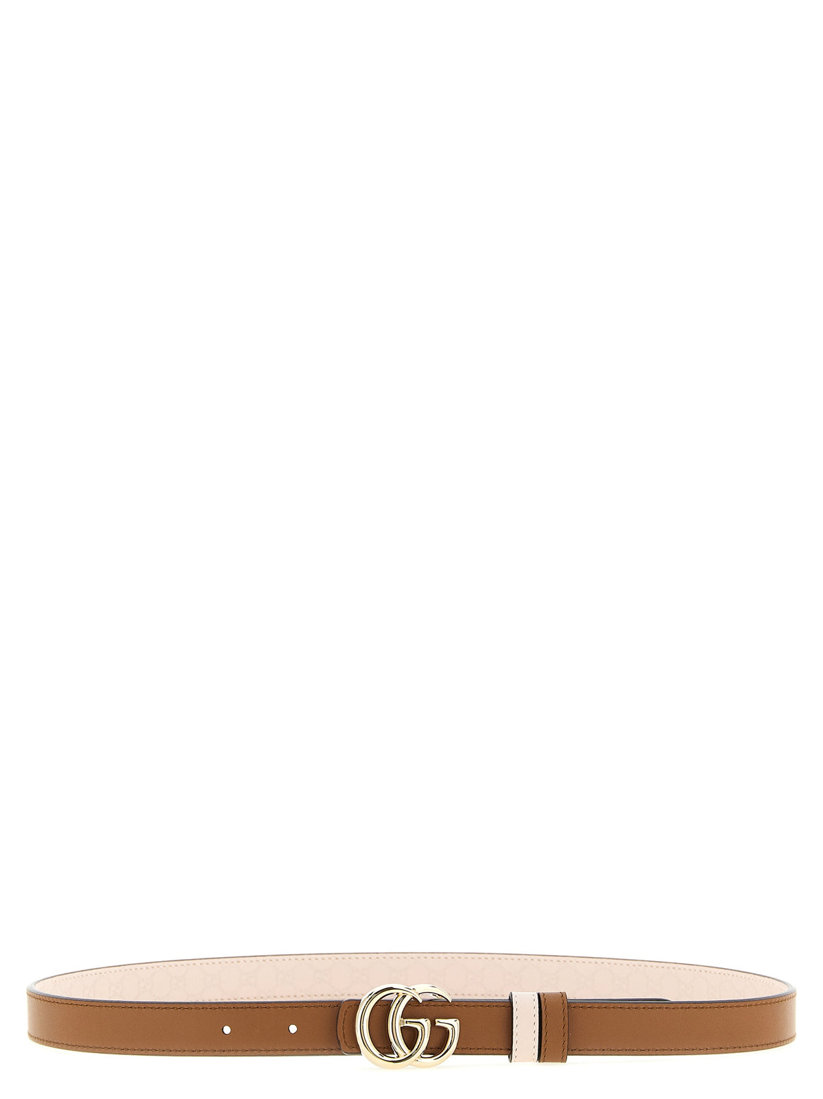 Gucci Multicolor Calfskin Thin Belt - Reversible Elegance