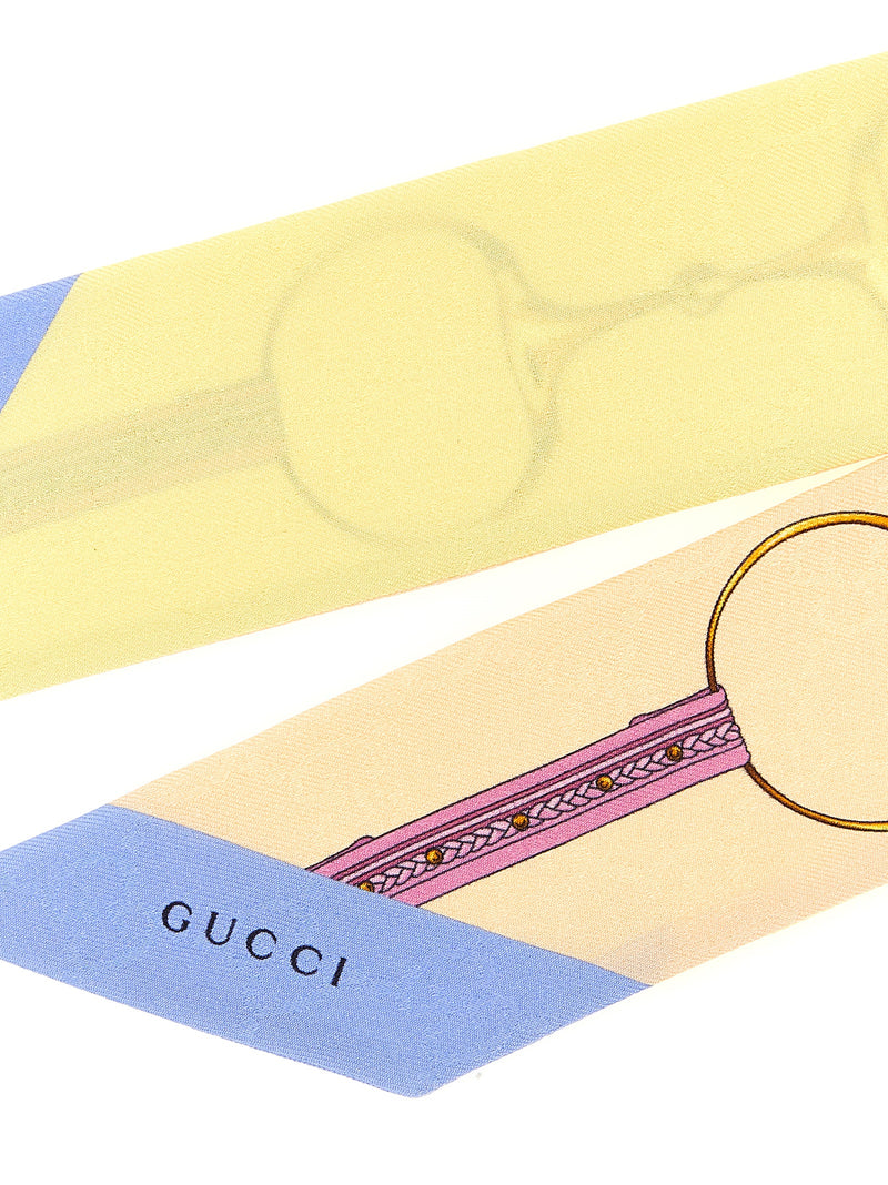 Foulard en Soie Multicolore Gucci