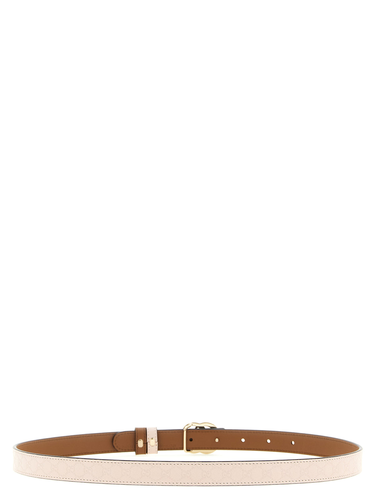 Gucci Multicolor Calfskin Thin Belt - Reversible Elegance