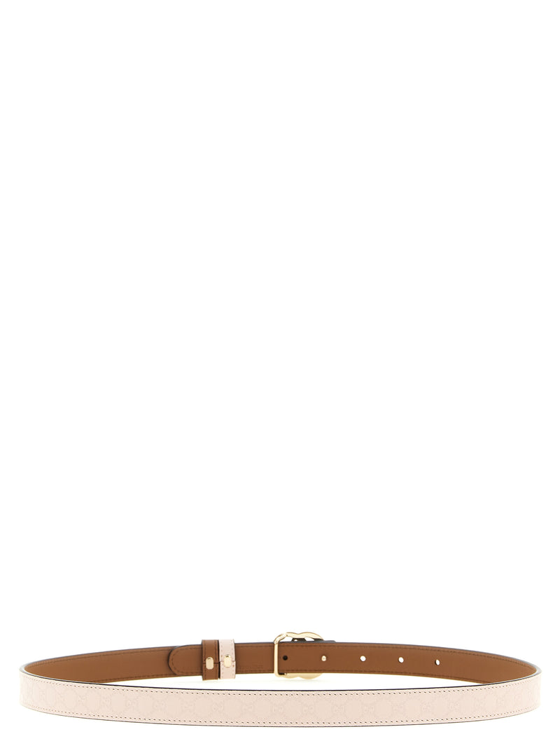 Gucci Multicolor Calfskin Thin Belt - Reversible Elegance