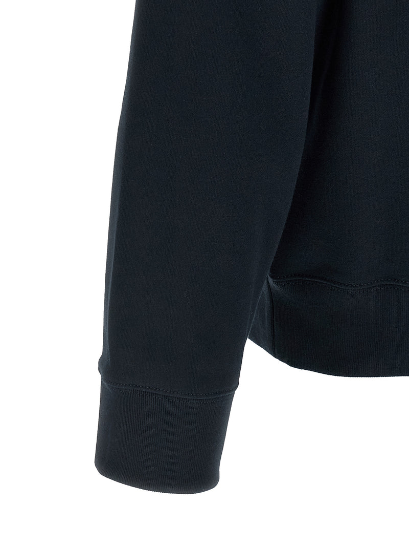 Sweat-shirt en coton bleu Gucci