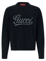 Gucci Blue Wool Cardigan