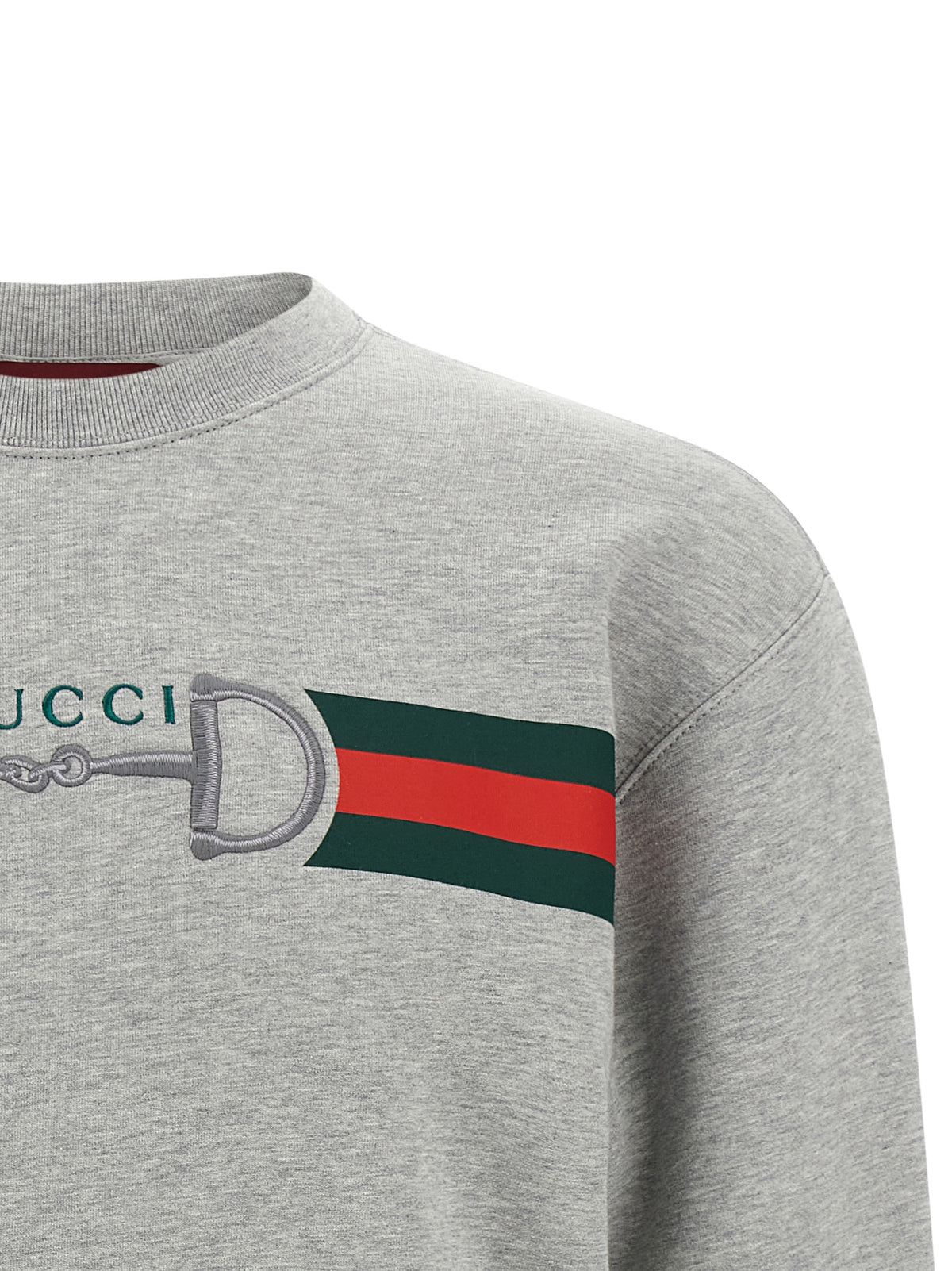 Sweat-shirt Gucci en coton gris
