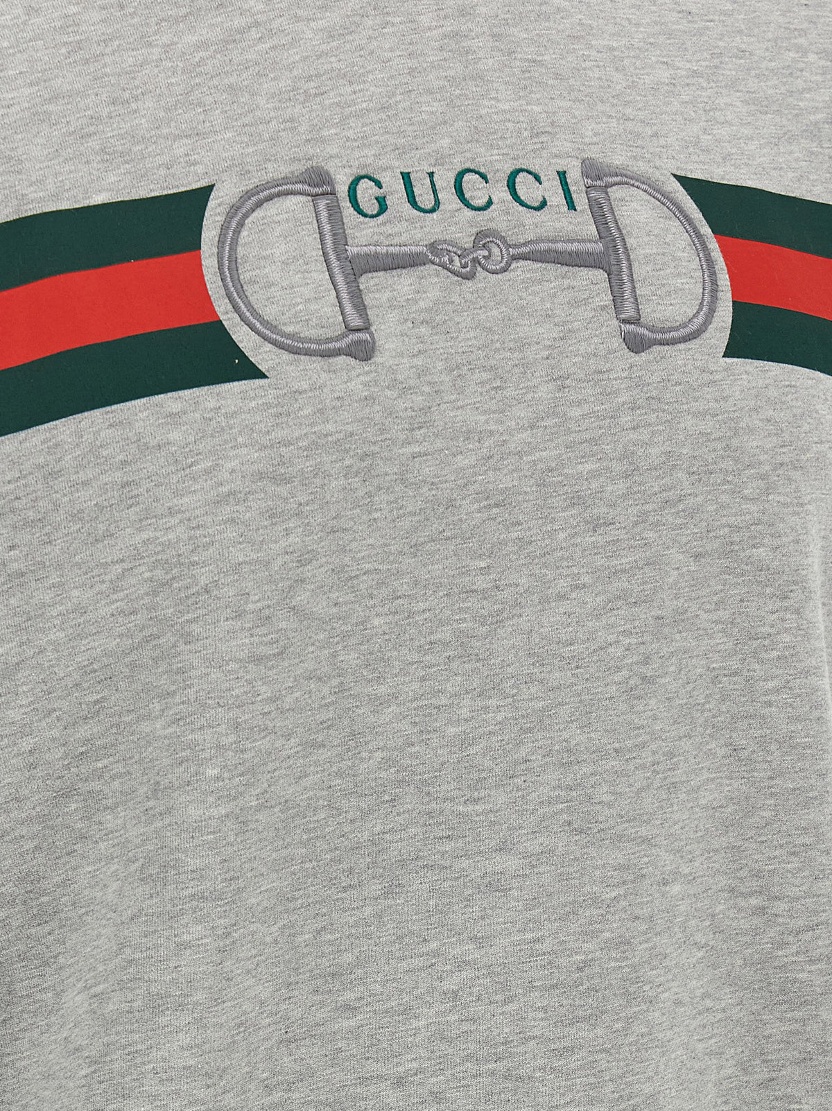 Sweat-shirt Gucci en coton gris