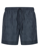 Gucci Blue Polyester Swim Shorts