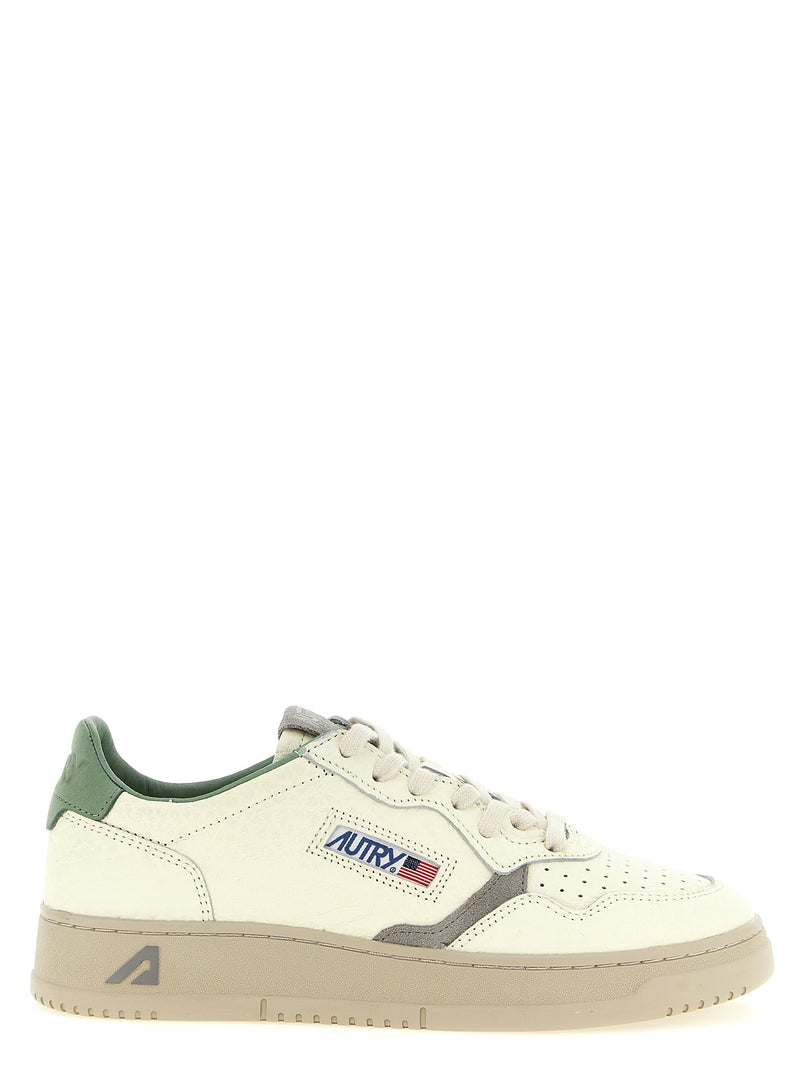 Autry Bicolor Cowhide Low Top Sneakers