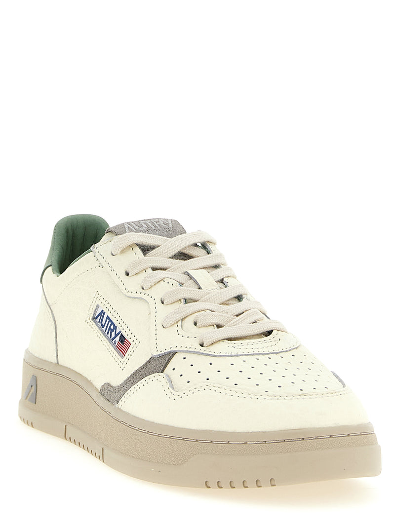 Autry Bicolor Cowhide Low Top Sneakers