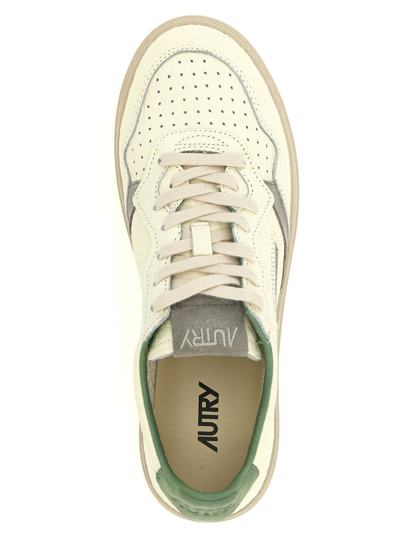 Autry Bicolor Cowhide Low Top Sneakers