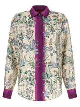 Chemisier en soie multicolore Gucci