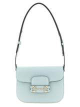 Sac à bandoulière en cuir de veau bleu Gucci