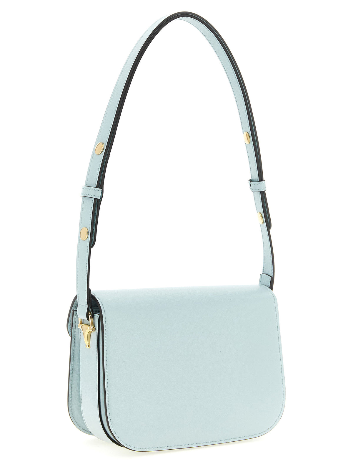 Sac à bandoulière en cuir de veau bleu Gucci