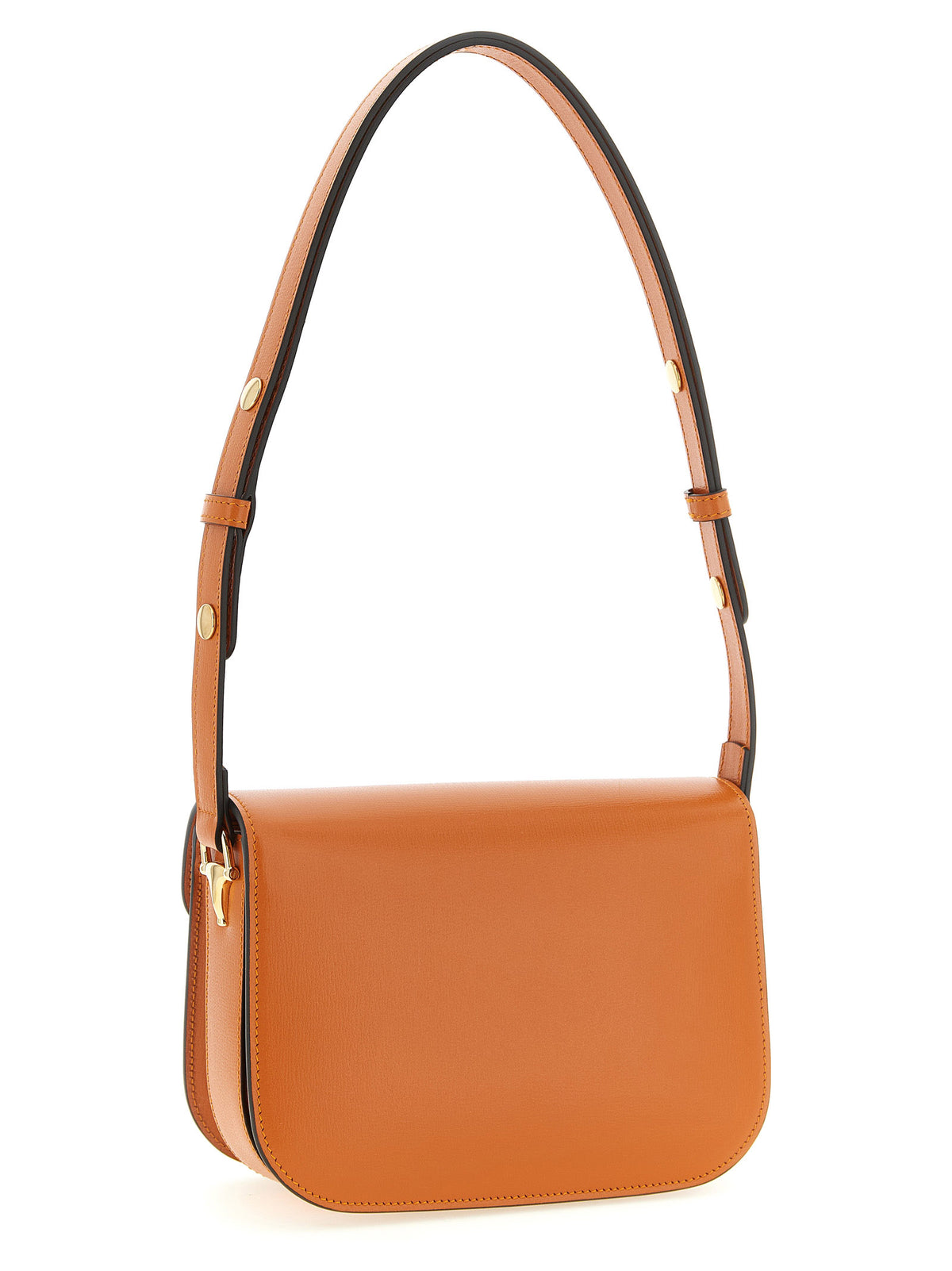 Gucci Horsebit 1955 Orange Calfskin Shoulder Bag