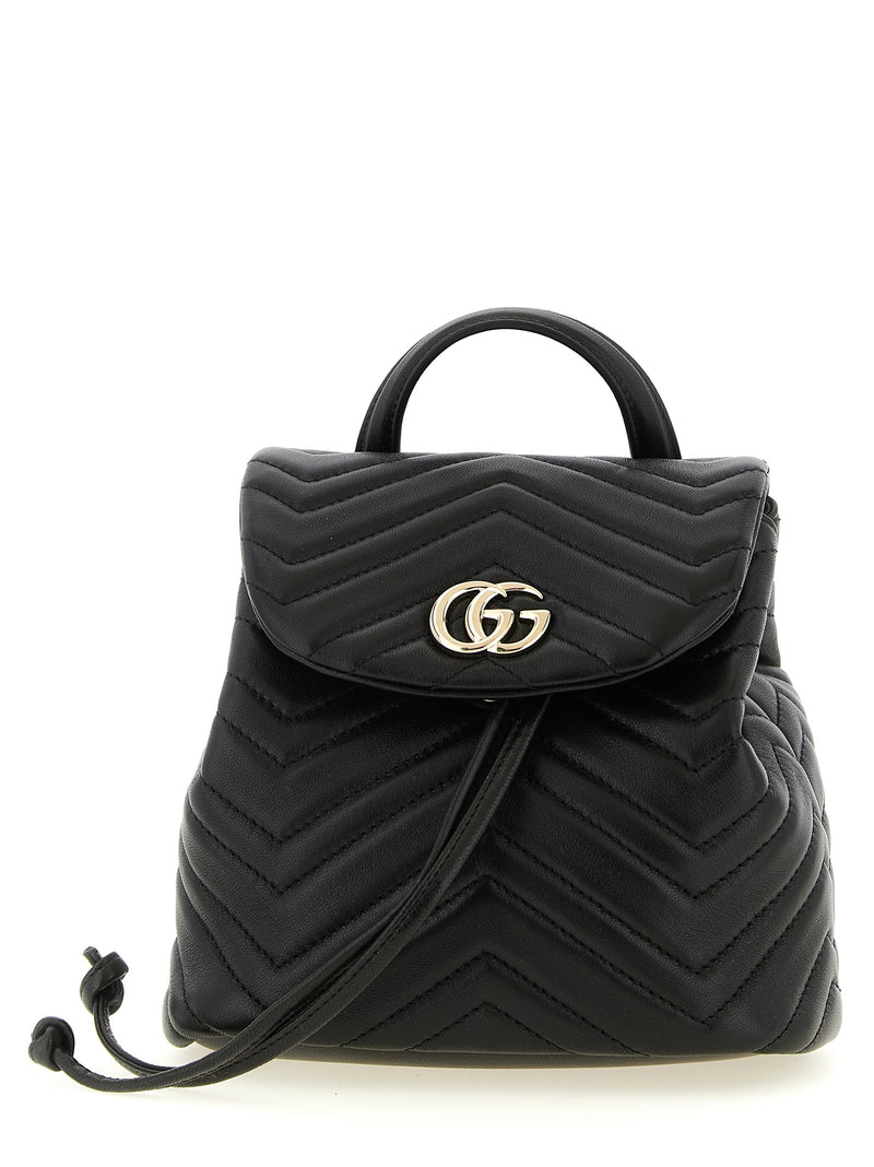 Gucci Black Lamb Leather Backpack