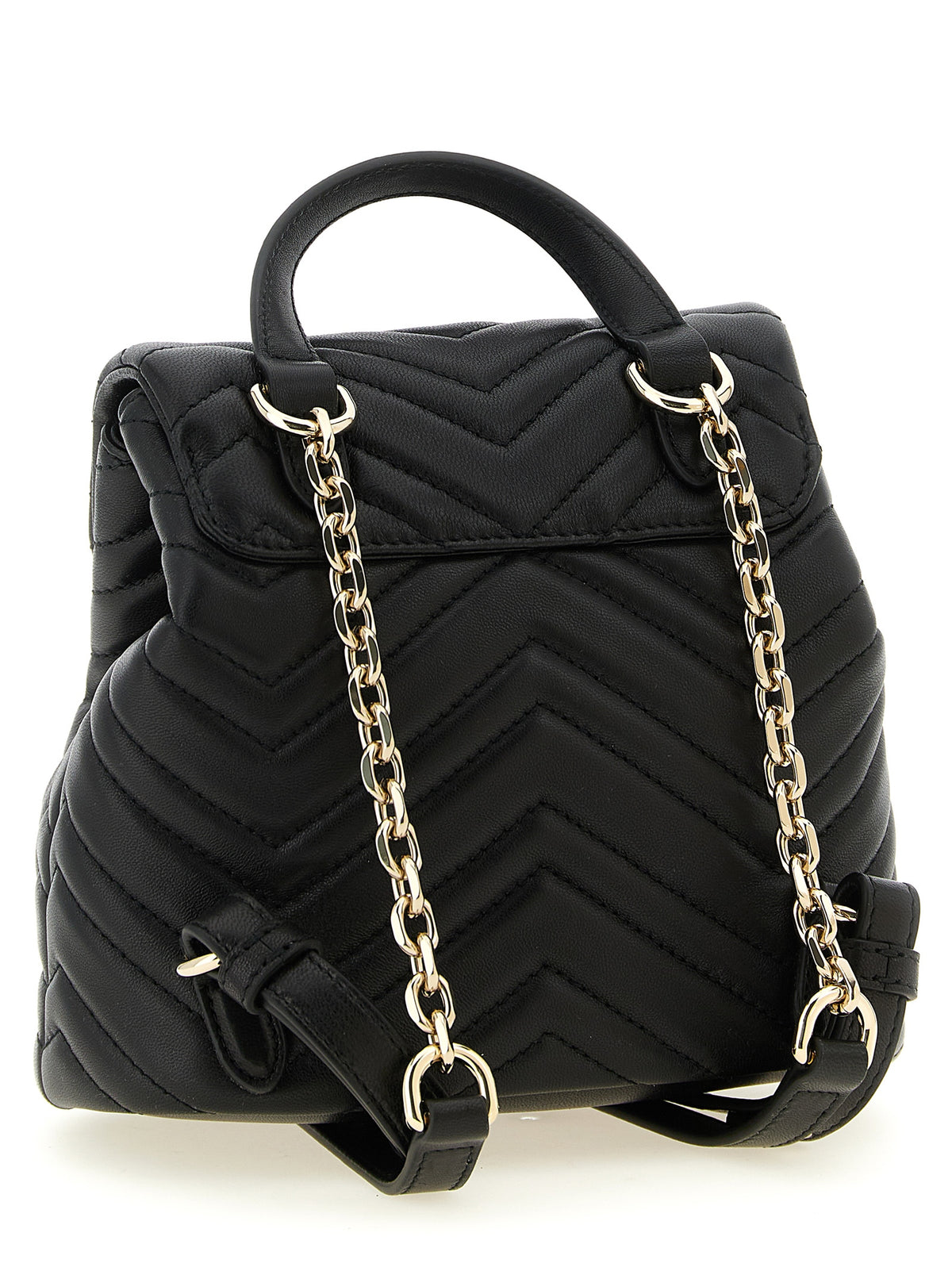 Sac à dos Gucci en cuir d'agneau noir