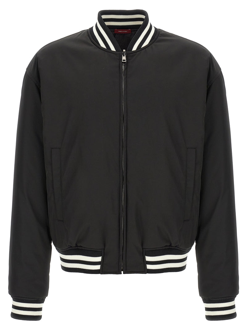 Blouson bombardier bicolore en polyester Gucci
