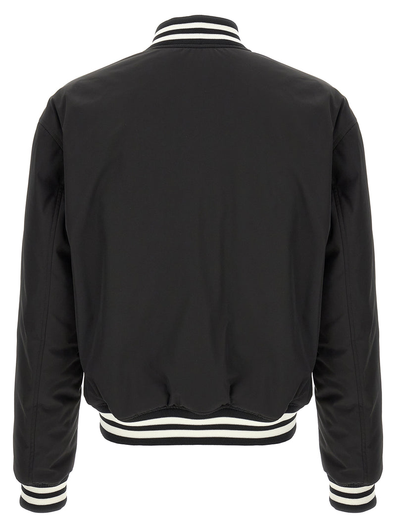 Blouson bombardier bicolore en polyester Gucci