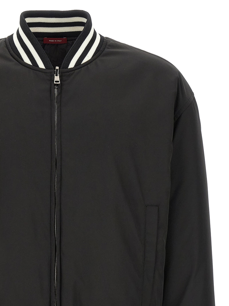Blouson bombardier bicolore en polyester Gucci