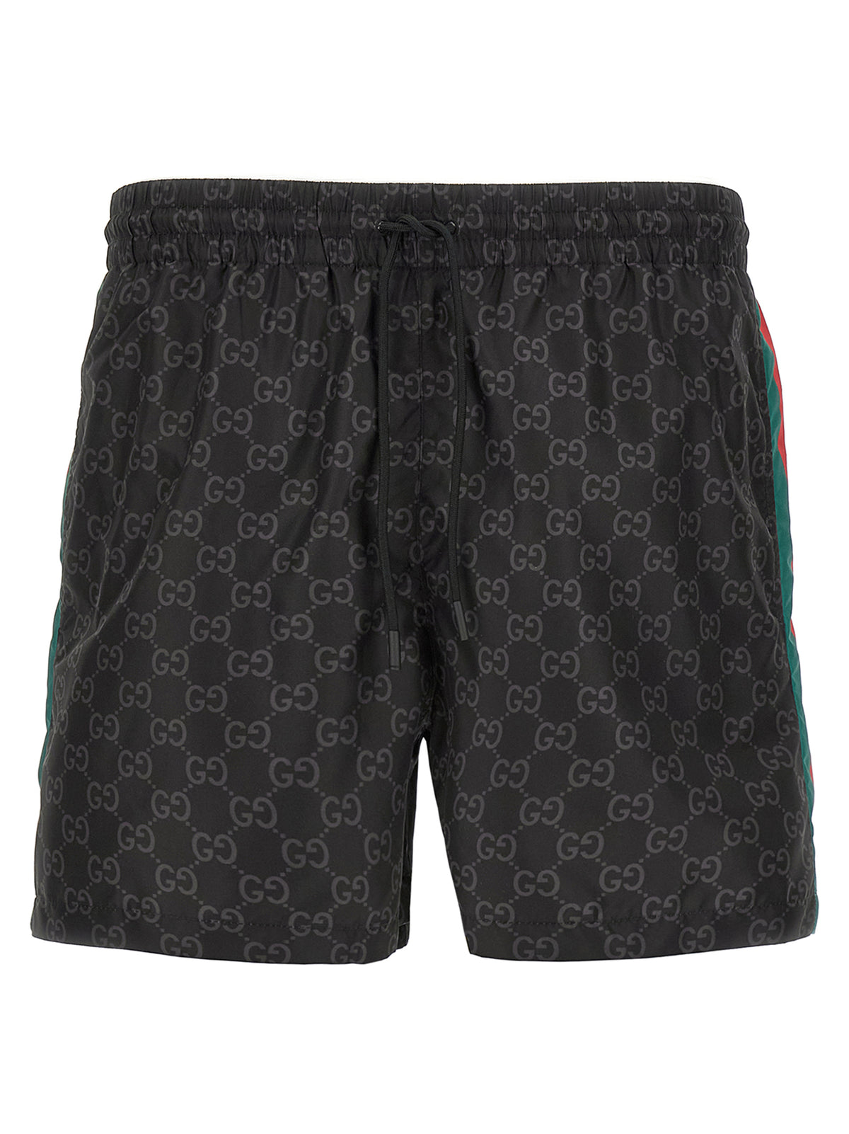 Short en polyamide noir Gucci