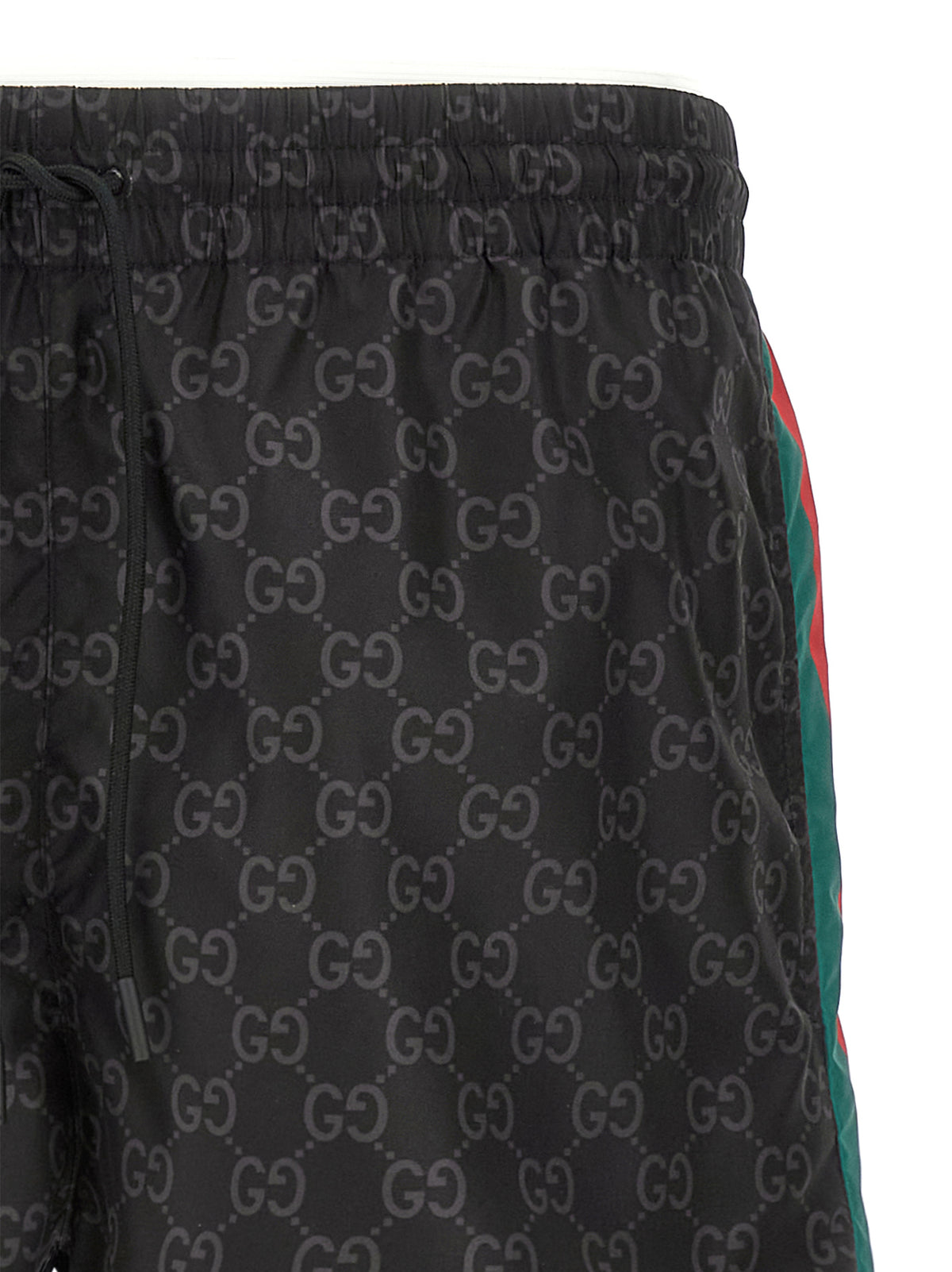 Short en polyamide noir Gucci
