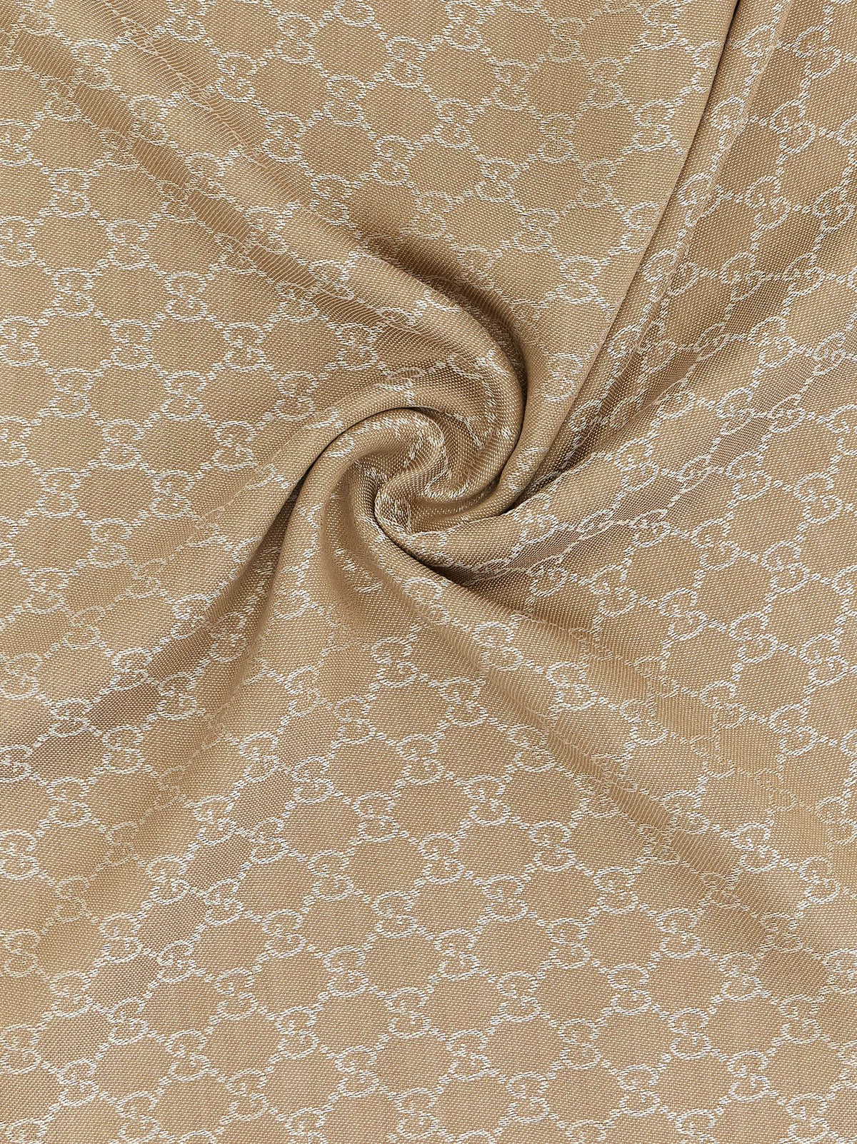 Écharpe en soie beige Gucci