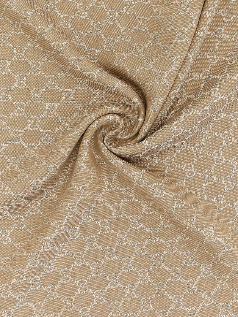 Écharpe en soie beige Gucci