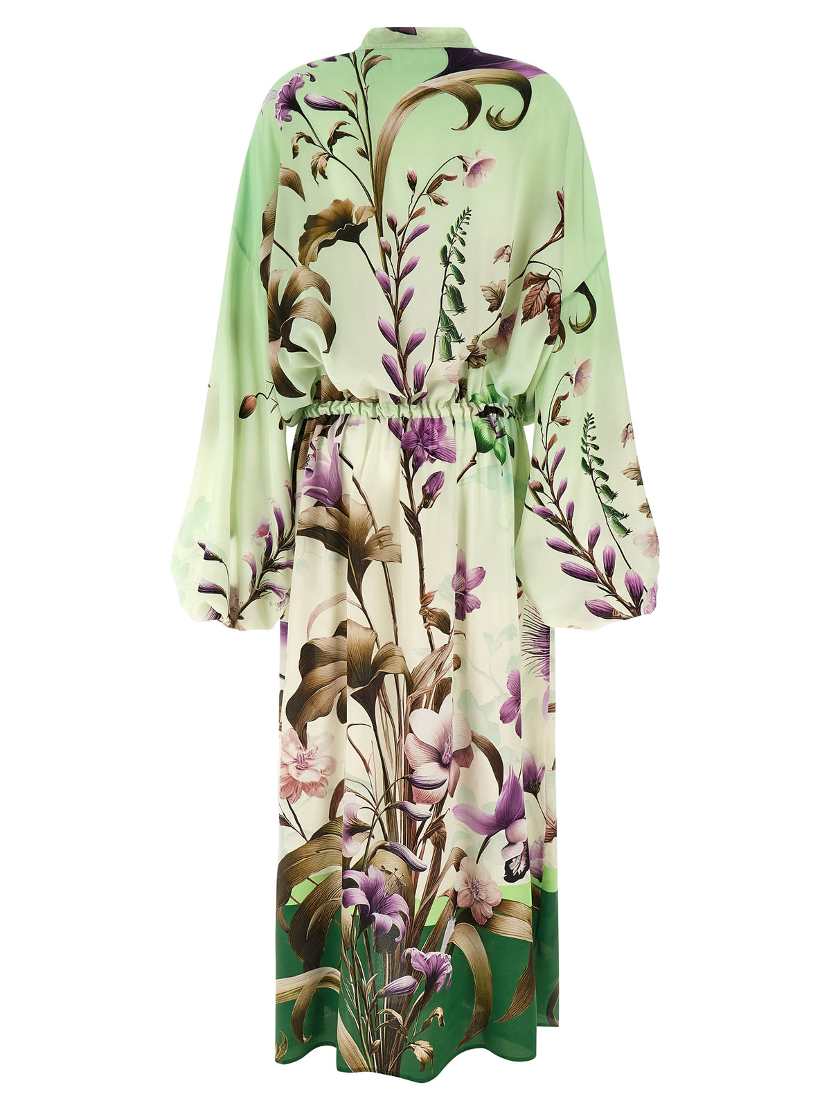 F.R.S. - FOR RESTLESS SLEEPERS Robe longue en soie bicolore