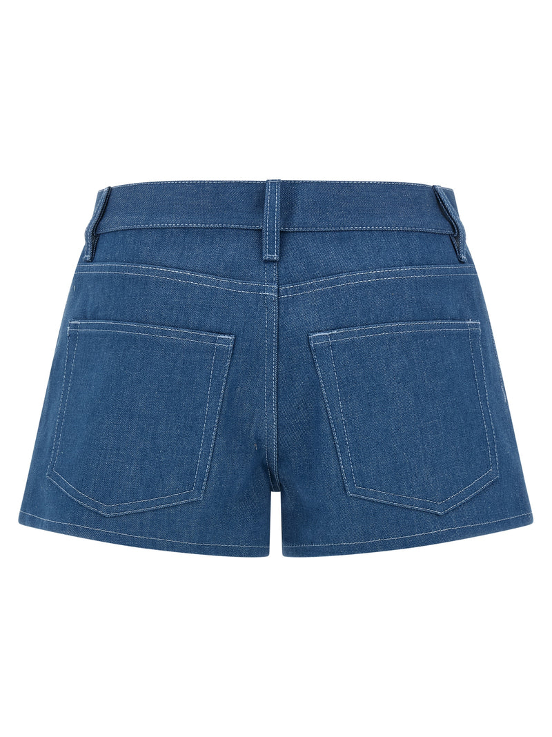 Shorts bermuda en coton bleu Gucci